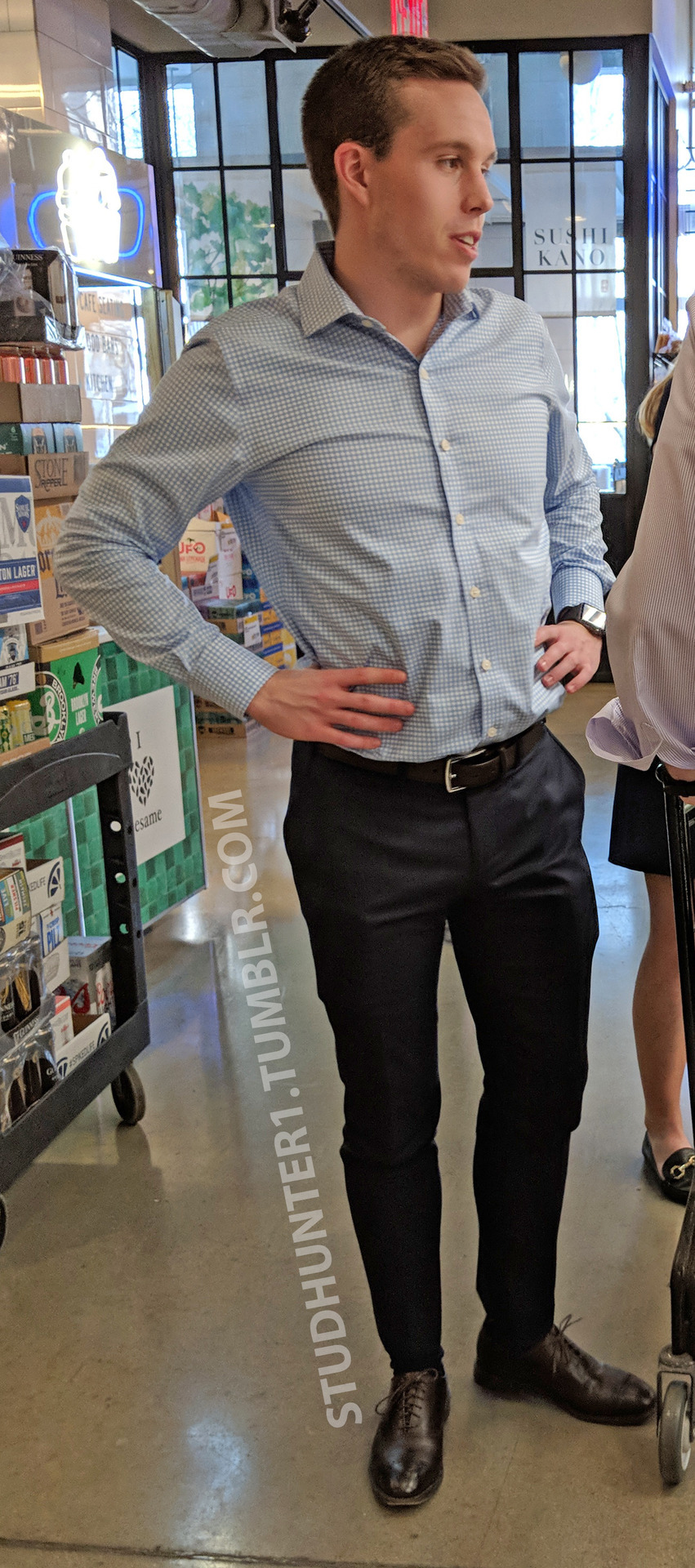 Grabbing Some Drinks For The Office Party. The Same Beer That Will Later Get Him So Shit Faced Drunk,