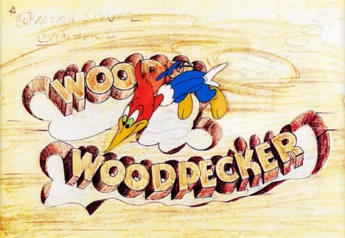 talesfromweirdland:‪Woody Woodpecker production art. The character was created in 1940 by Walt Lantz