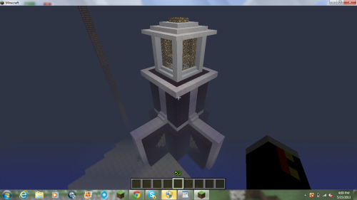 Porn photo My finished lighthouse in minecraft. That’s