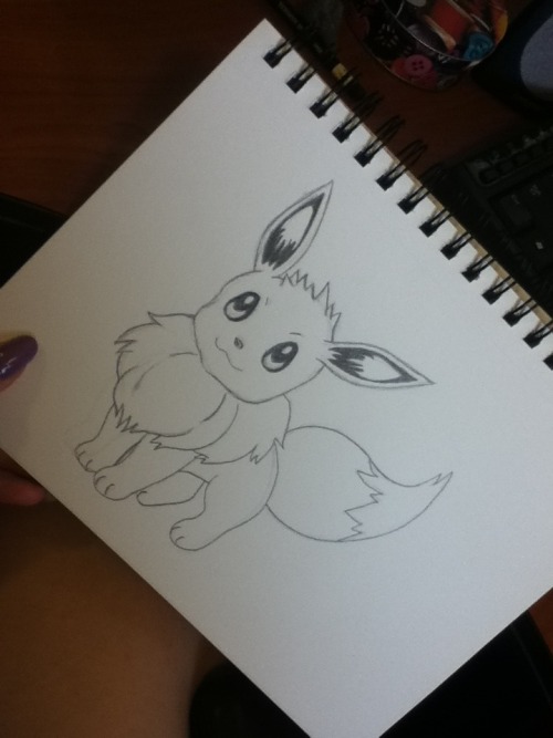 chasityholcomb: Eevee sketch 8/23