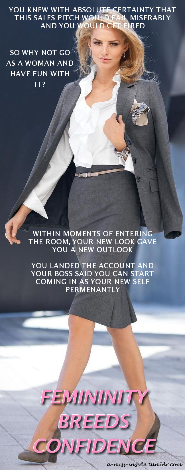 Dress For Success, Or At Least To Distract Your Clients…