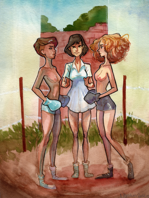 I love the water color style Naeviss Deviant art  Seems to be excepting commissions too