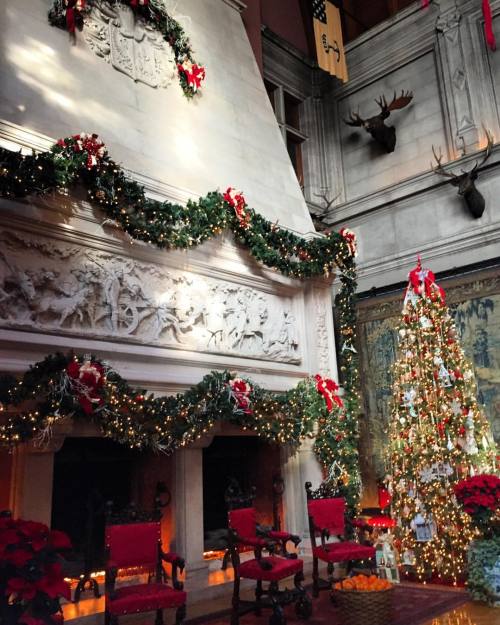 Sharing my trip to the spectacular Biltmore estate on the Foo Dog Blog right now! A total Christmas 