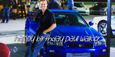bvbdortmundboys:
“• Happy birthday to my idol Paul Walker
”
Happy Birthday to the very kind, generous, and talented Paul Walker, who would be 41 today. You are very well loved and dearly missed.