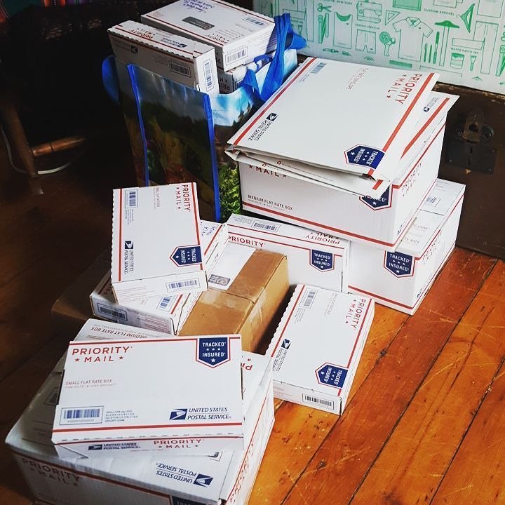 Did you win something on Ebay? All packages are going in the mail today! You should