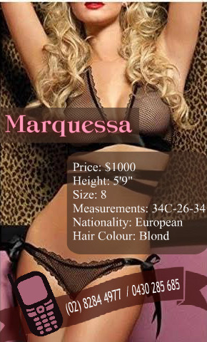 When it comes to exotic excitement and sensuality only look out for Italian flavors like Marquessa, a blonde hottie hailing from the enchanting city of Italy. Sydney escort services are famous for its Blonde escorts who have beautiful skin, lovely golden