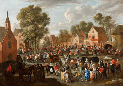 “Village Kermis” by Gillis van Tilborgh the Younger, c. 1660