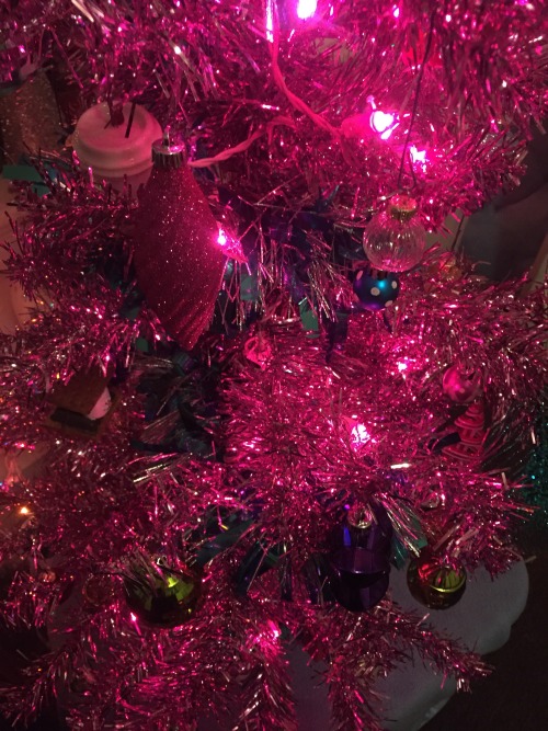 I’m obsessed with my pink tree.