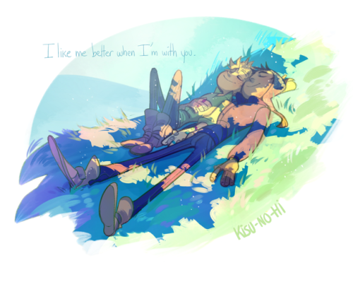 kisu-no-hi:Stay here with me Lay here with me ♫ 