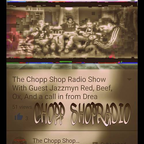 #ShoutsOutCHOPPSHOPRADIO @choppshopradio facts for the love ..appreciate yall for real and I will be ninja pulling up on yall soon 🔜💯 See if da @da_cru718 wit it We all come cyph … Go TUNE in and if you haven’t checked it yet  #YOUTUBE
