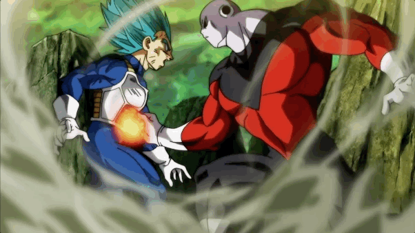 Super Saiyan Blue Vegeta's Final Flash vs Jiren (Subbed) on Make a GIF