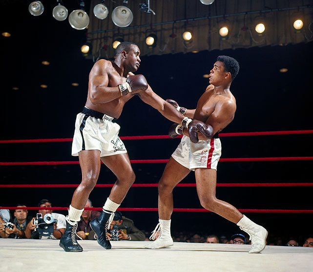 twixnmix:  Muhammad Ali (then known as Cassius Clay) vs Sonny Liston for the World