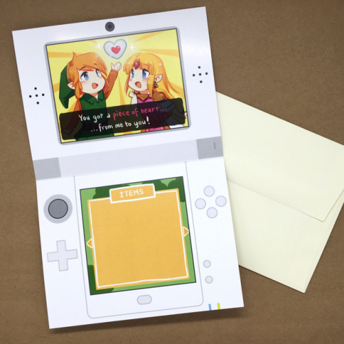 retrogamingblog - Nintendo 3DS Valentines made by Joy Kim