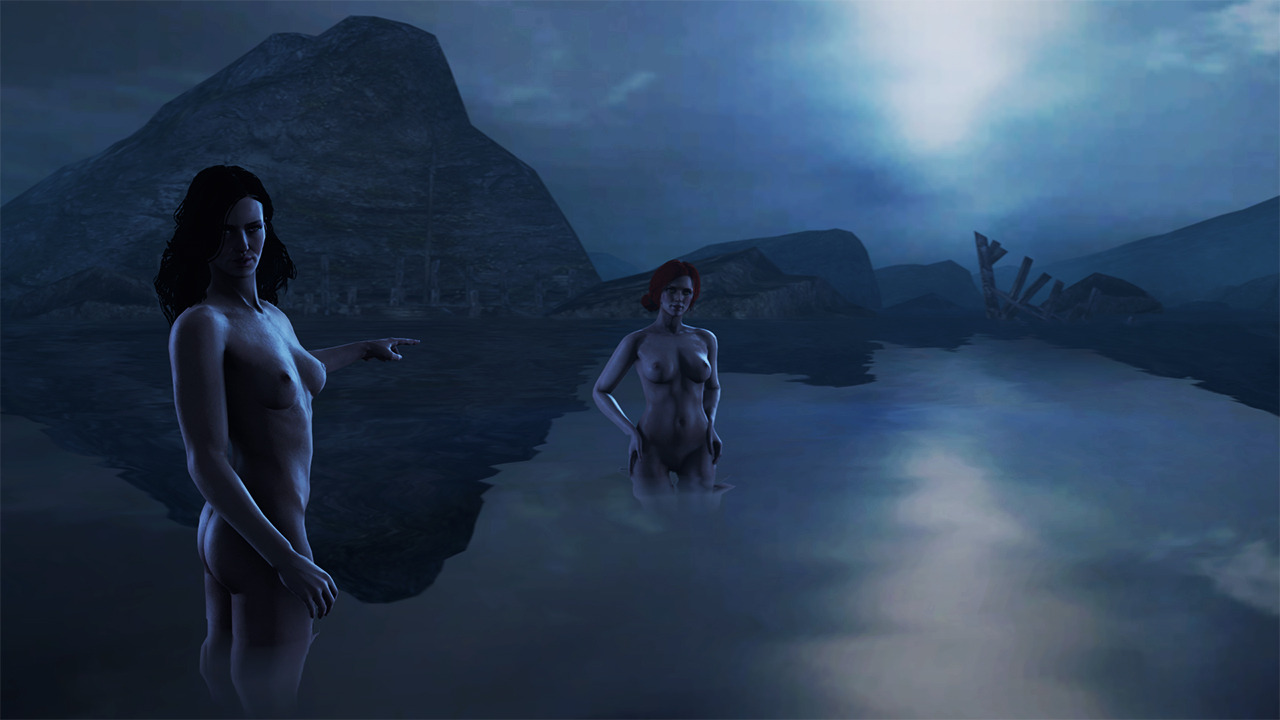 m1stermorden:  I told You, give us some privacy while we bathe!I made a friendly