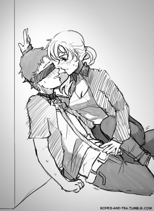 ropes-and-tea: really quick fanart of ~The Sensual M~ It’s a really great webcomic centered ar