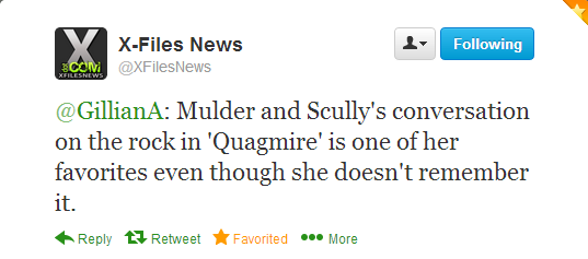 maybetheresknope:  Gillian Anderson and David Duchovny’s favorite Mulder &amp;