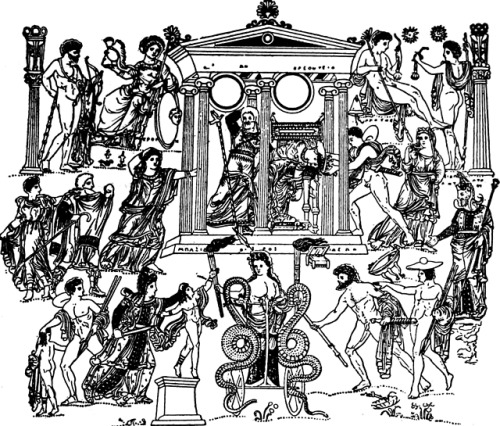 deathandmysticism: Roy Caston, Vengeance of Medea, The Greek theater and its drama, 1918