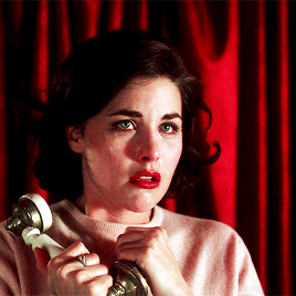 jessica-pare: Audrey Horne in Twin Peaks 2.02 “Coma”