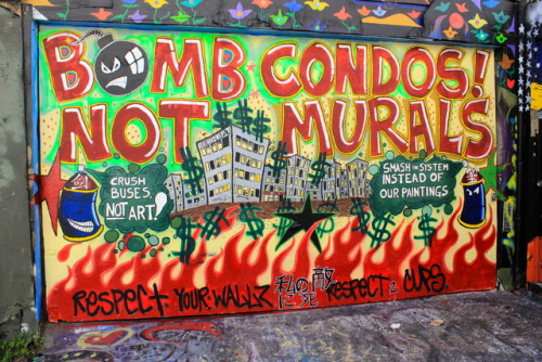 Bomb Condos Not Murals!