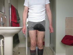 neilfromscotland:  Oops, look what I did in my underwear! 