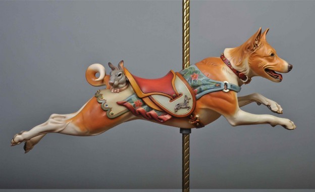 bochelly:  OH MY GOD THIS ARTIST. HE IS AMAZING. DOGS AND CAROUSELS. HE MAKES CUSTOM