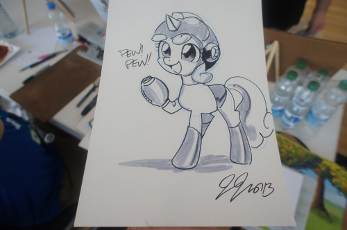 bakpony:  JJ’s sketches from Gala Con 2013.  Part 5/5.  Mind you, I did this all for free.