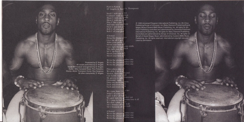 fakemargiela:  D’Angelo’s Voodoo album art &amp; booklet;     photographed