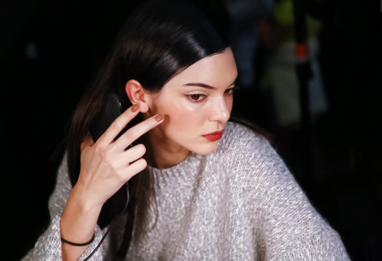 allthingskendall:  Backstage at Donna Karan Fall/Winter 2015 | NYFWPhotographed by: