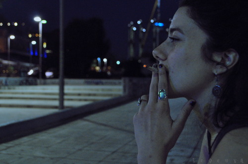 ksefeugi:  -Smoking is bad for your health.-Loving you, too.  wooow
