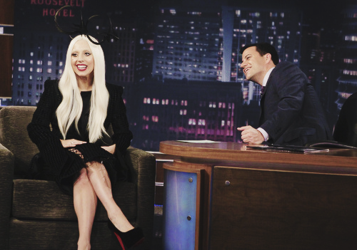  Lady Gaga at Jimmy Kimmel 