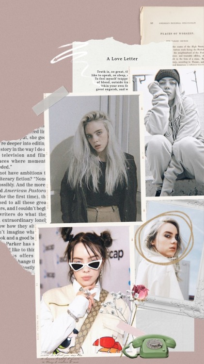billie-eilish-stans:  a lot of you liked the previous wallpaper so i decided to make another one! ho