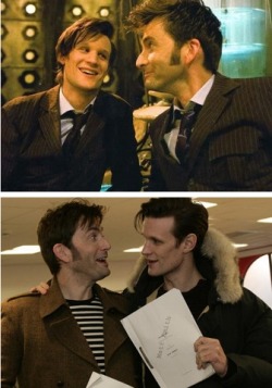 syfycity:  Matt and David Tennant on Matt’s