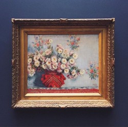risfiorire:  Chrysanthemums, Claude Monet from 1878, oil on canvas 54 x 65 cm  Musée d'Orsay, Paris 