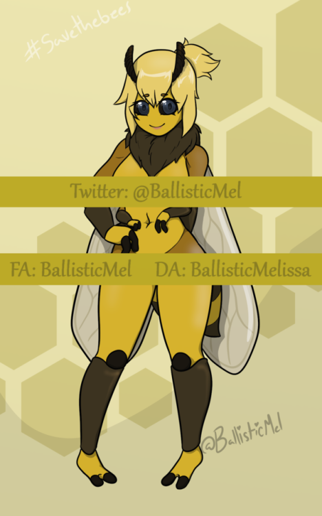   Was inspired by watching some bees buzzing around my garden, so I drew a sexy bee OC….so uh…yeah.uncensored below!     Follow me on Twitter! BallisticMelFollow me on DeviantArt! BallisticMelissa Follow me on FurAffinity! BallisticMel