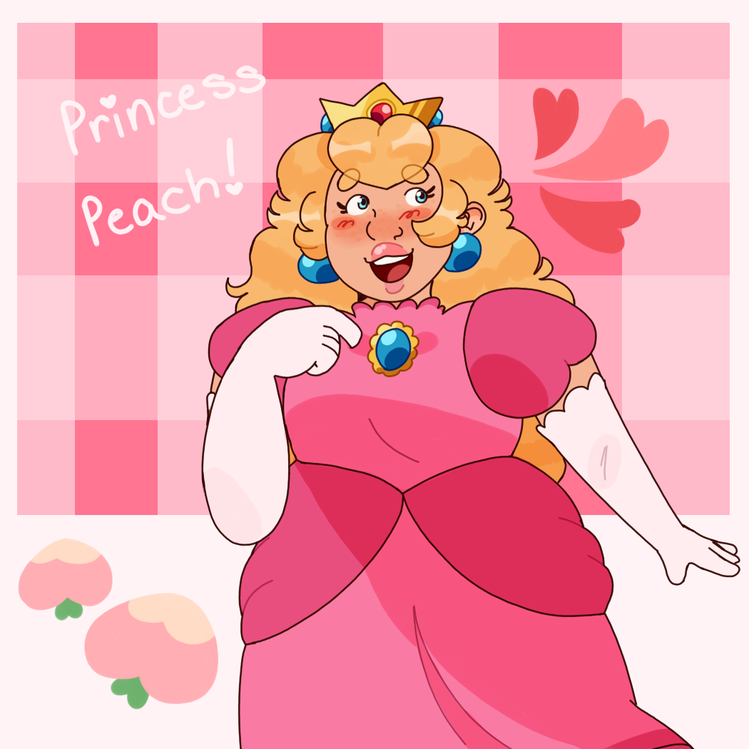 Chubby princess peach