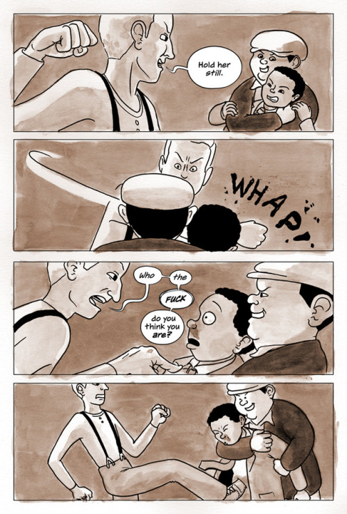 Book 1, Page 96SuperButch is a webcomic about a lesbian superhero in the 1940s who protects the bar 