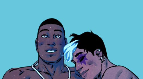 lgbtincomics:Baal &amp; Inanna in The Wicked + The Divine Christmas Annual