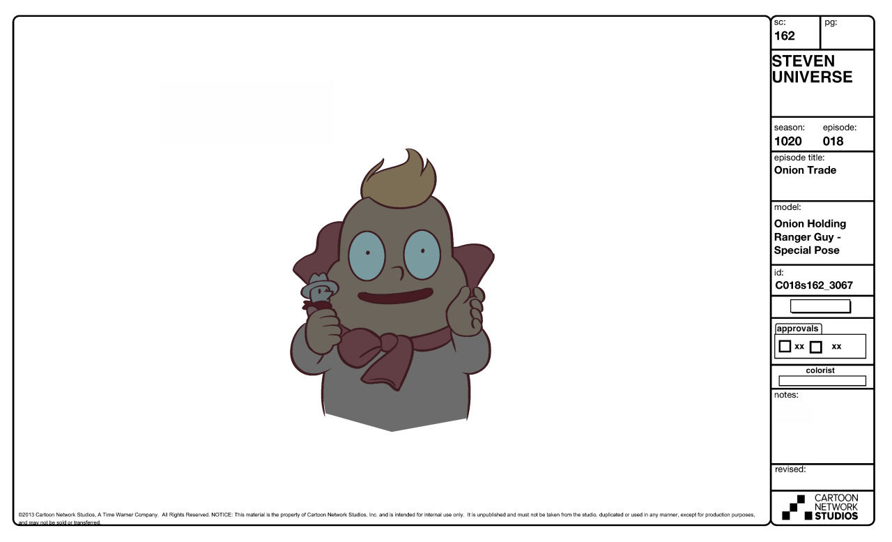 A selection of Character, Prop and Effect designs from the Steven Universe episode: