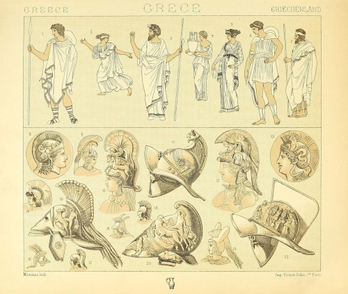 Costumes of the ancient world from Auguste Racinet’s Complete Costume History