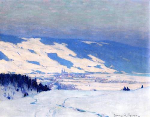 capturing-the-light: Baie-Saint-Paul Clarence Gagnon, 1917, oil on canvas