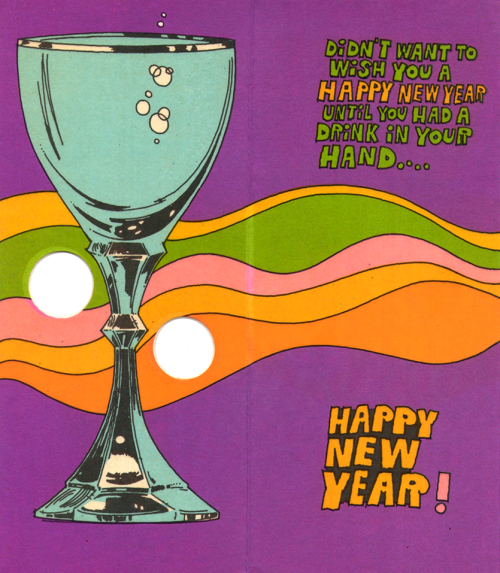 bilbao-song:New Year’s Eve card ca. 1970s.