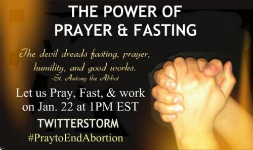 The devil dreads Fasting, Prayer, Humility, &amp; Good Works. St. Anthony the Abbott #PraytoEndAbort