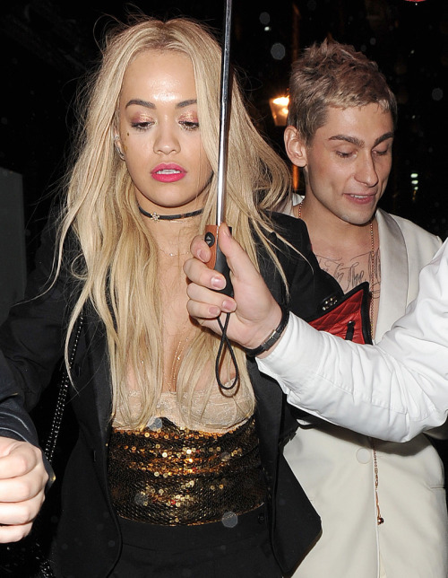 the-happiness-spreader:Rita Ora’s areola wants out!