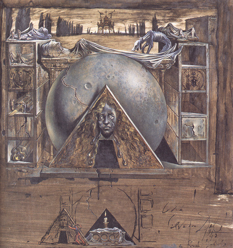 artist-dali:  Juliet’s Tomb, 1942, Salvador Dali