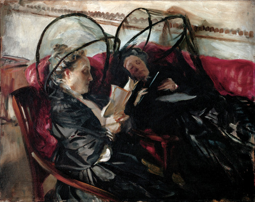 classic-art: Mosquito Nets John Singer Sargent, 1908