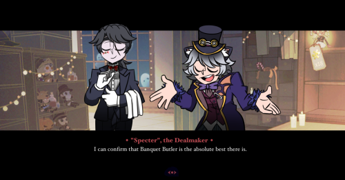 quietly slides over my specter/banquet butler agenda via helltaker sprite edits to the idv fandom