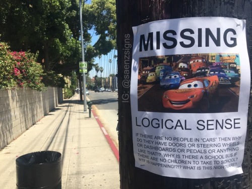 saenzsigns: Posted on Franklin Ave, Los Angeles CA.