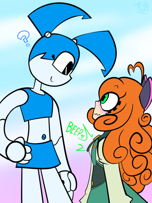 I Have Become Suddenly And Very Intensely Obsessed With Jenny From My Life As A Teenage Robot And Penny
