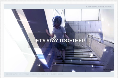 LET’S STAY TOGETHER - premade JCINK (50$ CAD 8/8) SOLD OUT! Platinum-Tier Features: Custom HTML temp