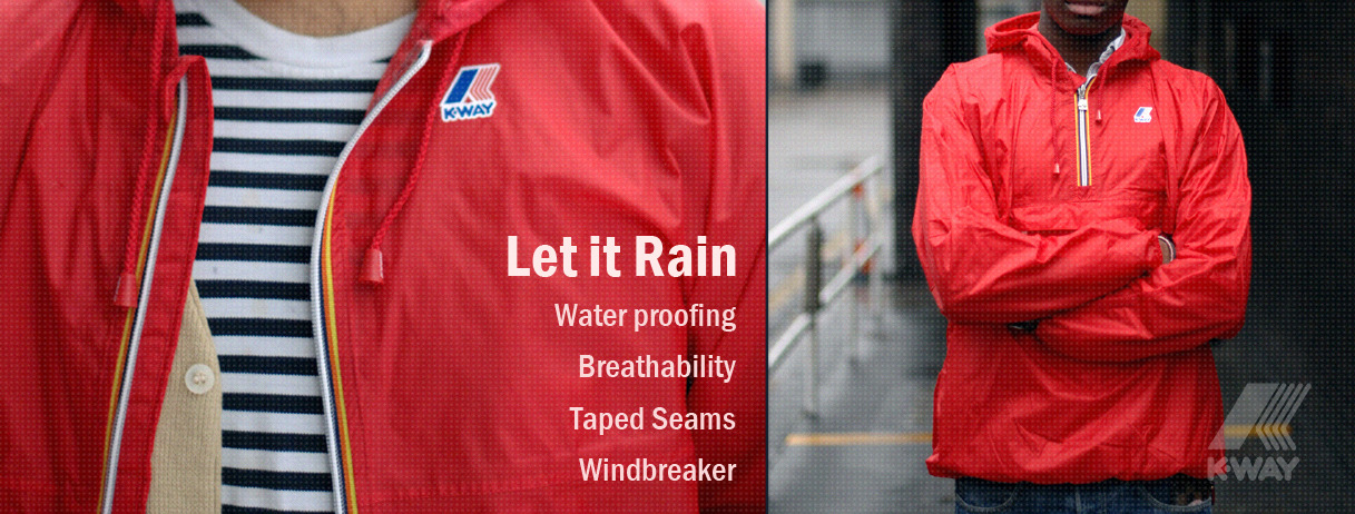 K-Way Klassic - #windbreaker #raincoat #letitrain #encasde #reliable # ...